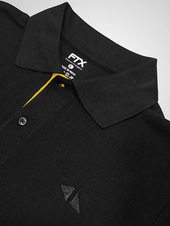 men solid short sleeve regular fit polo t-shirt - 22354965 -  Standard Image - 3