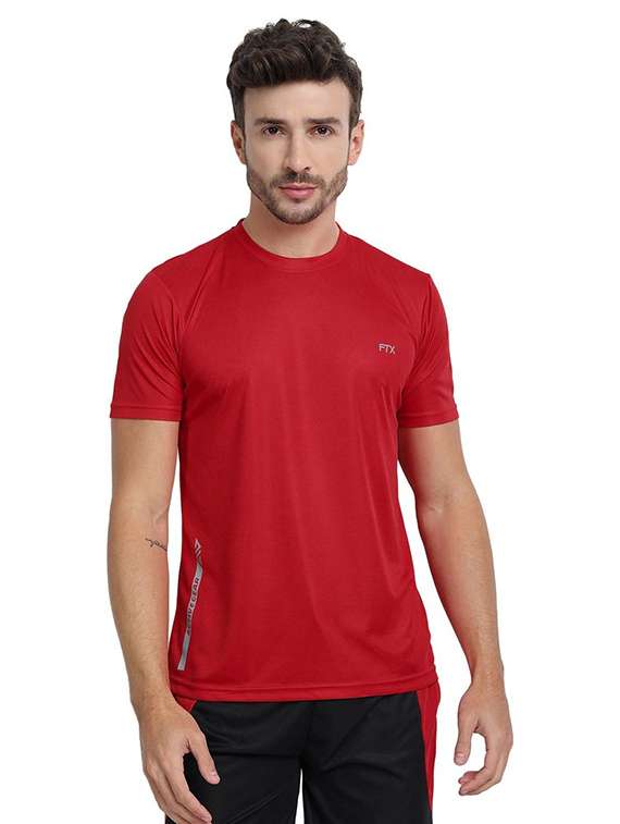 men solid short sleeve t-shirt