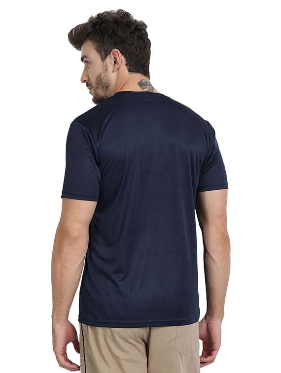 men pack of 4 solid short sleeve sports t-shirt - 22355018 -  Standard Image - 3