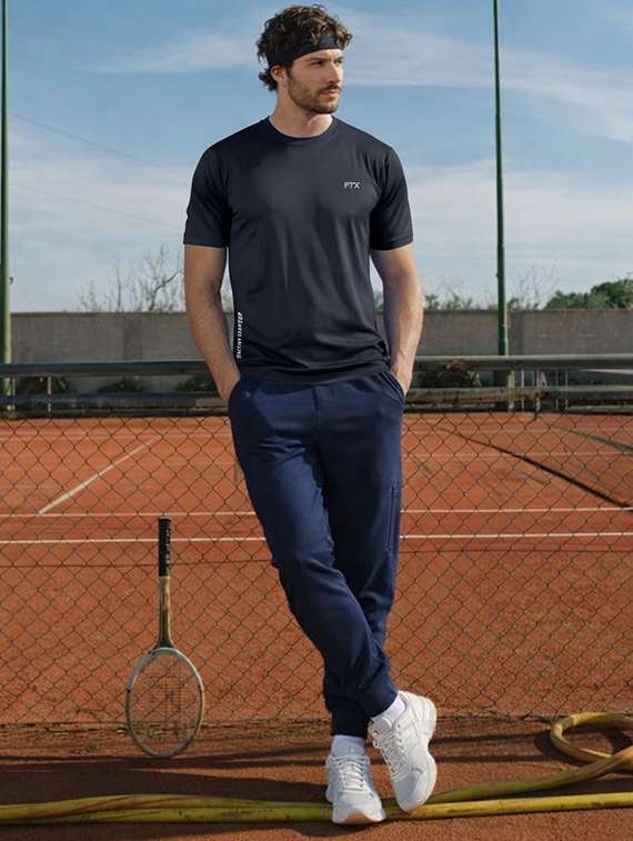 men pack of 2 solid short sleeve sports t-shirt - 22355066 -  Standard Image - 3