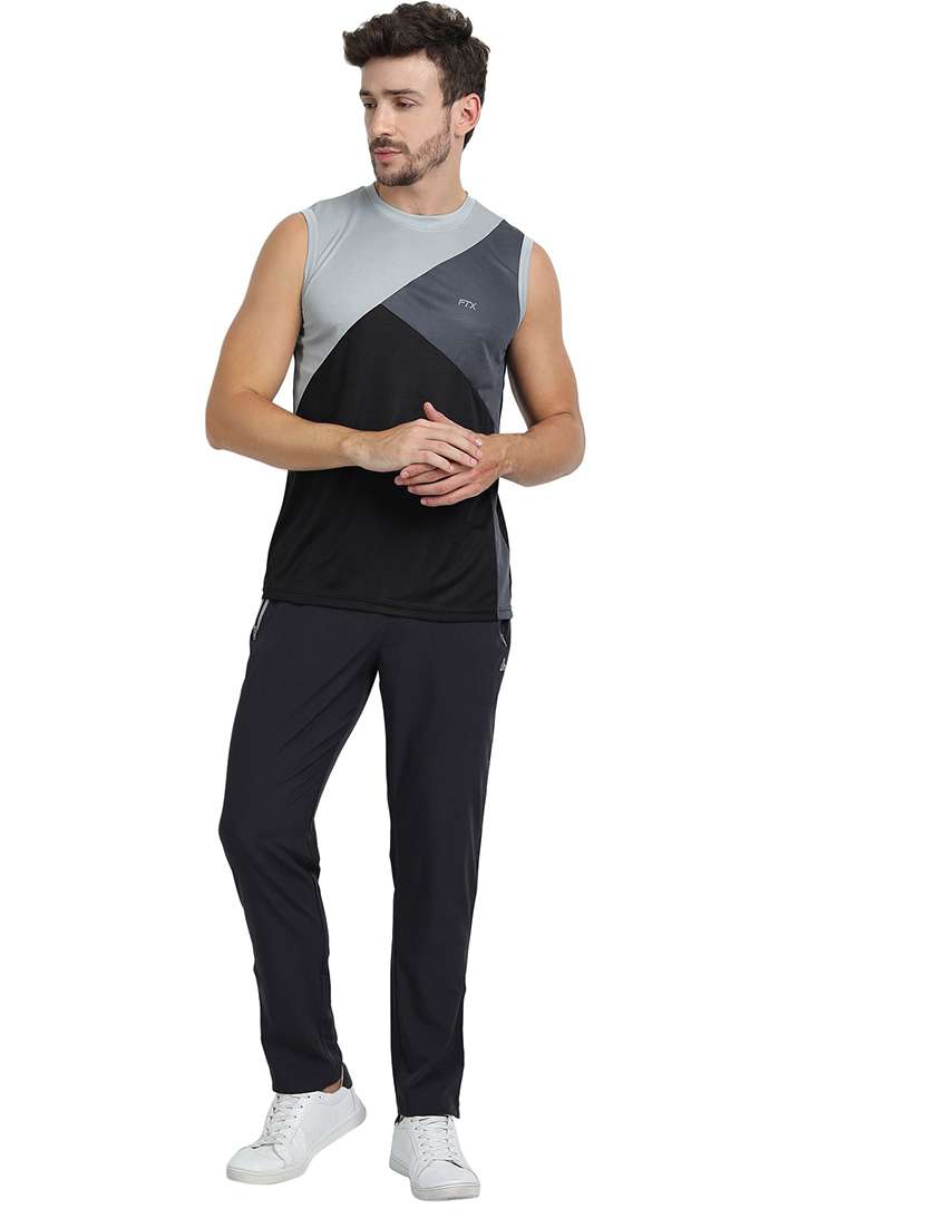 men pack of 4 colorblock round neck t-shirt - 22355194 -  Standard Image - 3