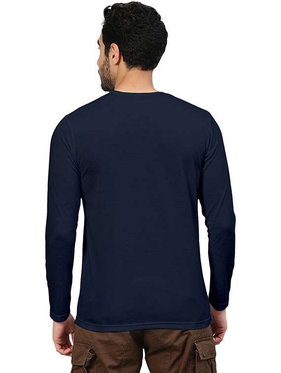 men solid long sleeve regular fit t-shirt - 22355238 -  Standard Image - 3