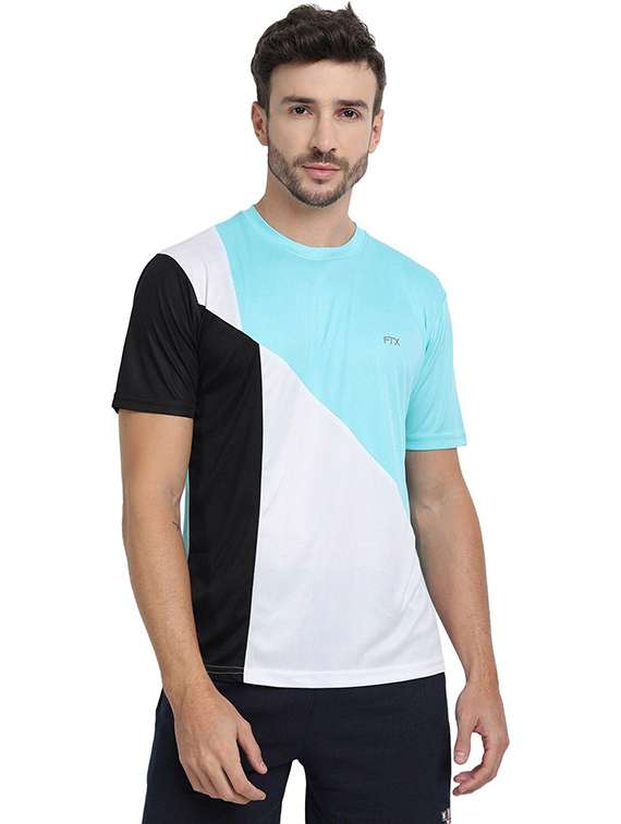 men color block short sleeve t-shirt