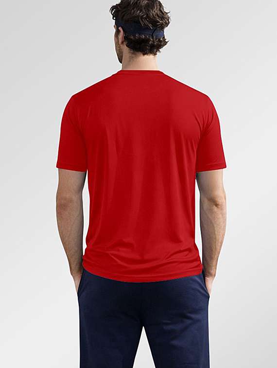 men solid round neck regular fit t-shirt - 22355530 -  Standard Image - 3