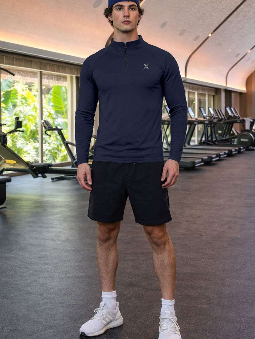 men pack of 2 solid long sleeve sport t-shirt - 22355669 -  Standard Image - 3