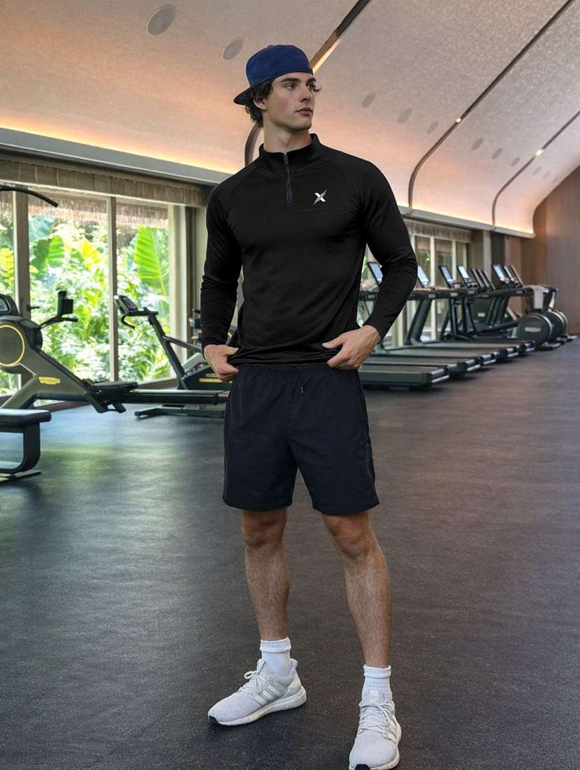 men pack of 2 solid long sleeve sports t-shirt - 22355693 -  Standard Image - 3