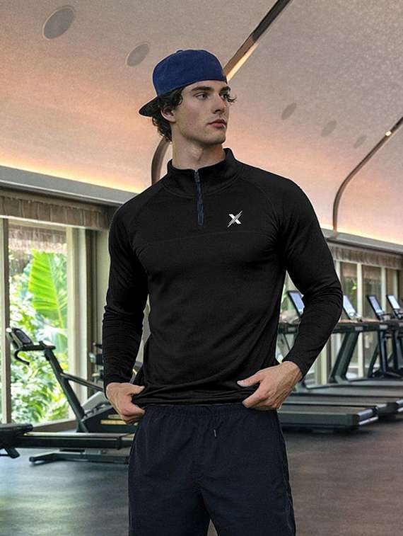 men pack of 2 solid long sleeve sport t-shirt - 22355698 -  Standard Image - 3