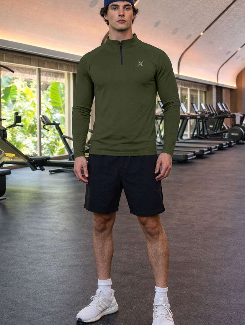 men pack of 2 solid long sleeve sports t-shirt - 22355712 -  Standard Image - 3