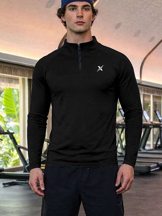 men pack of 2 solid long sleeve sports t-shirt - 22355730 -  Standard Image - 5