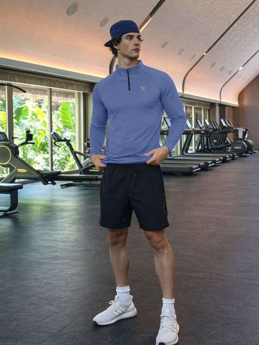 men pack of 2 solid long sleeve sports t-shirt - 22355733 -  Standard Image - 3