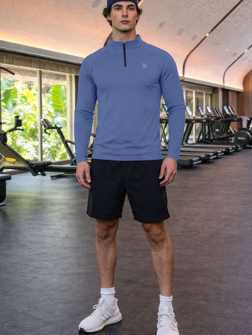 men pack of 2 solid long sleeve sports t-shirt - 22355733 -  Standard Image - 5