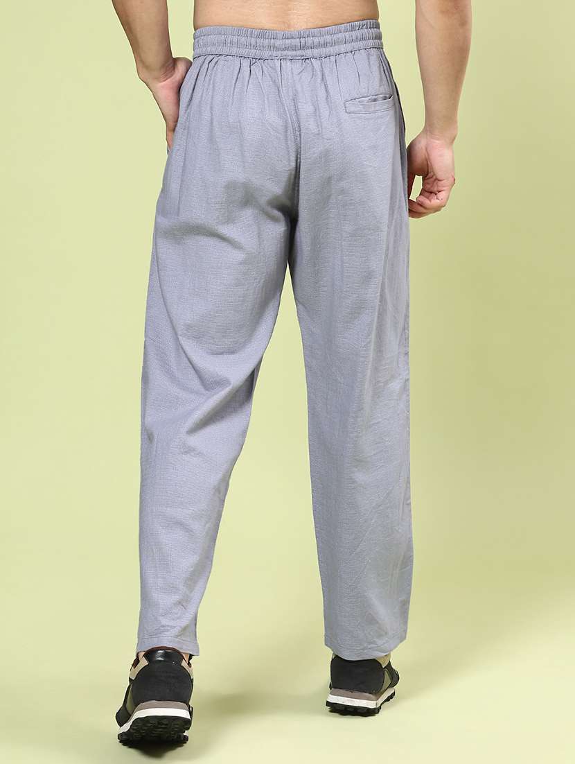 men grey cotton cargo - 22355850 -  Standard Image - 3