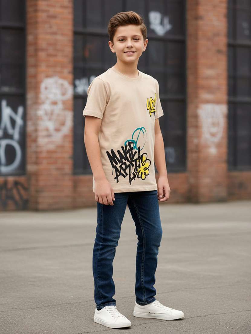 boys printed short sleeve t-shirt
