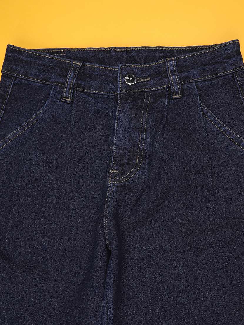 blue poly cotton plain jean - 22355939 -  Standard Image - 3