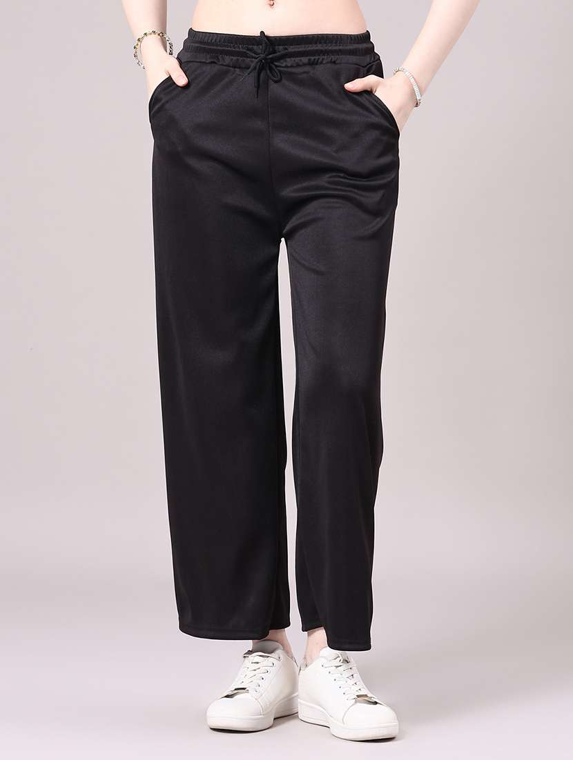 black cotton trousers