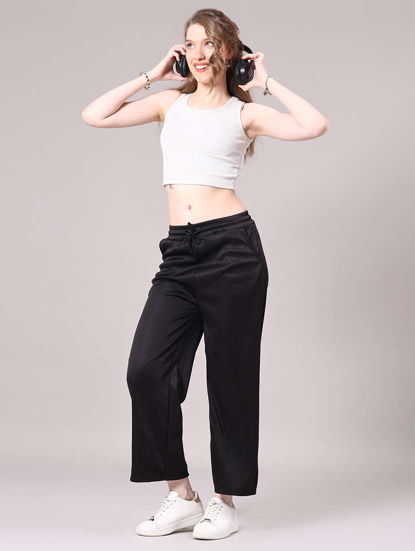 black cotton trousers - 22355946 -  Standard Image - 5