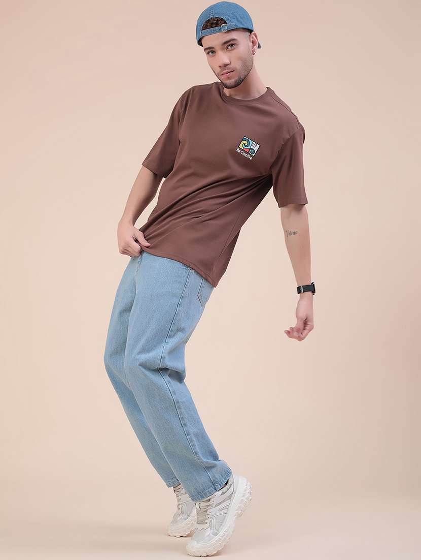 men plain mid rise full length relaxed fit jeans - 22356070 -  Standard Image - 5