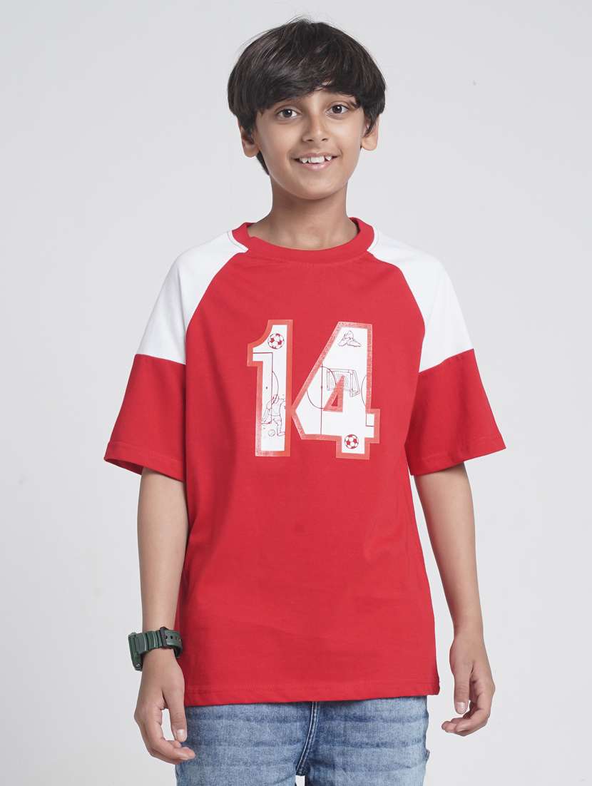 boys printed short sleeve t-shirt