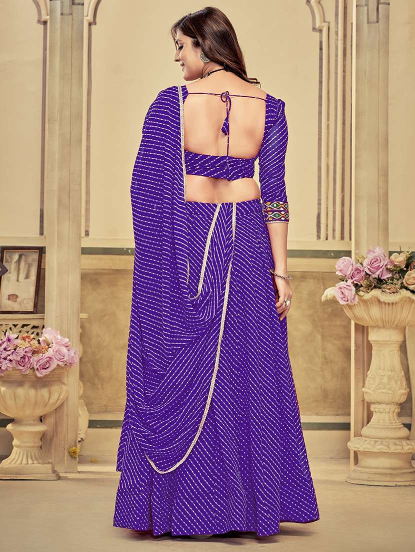 women printed flared stitched lehenga - 22356496 -  Standard Image - 3