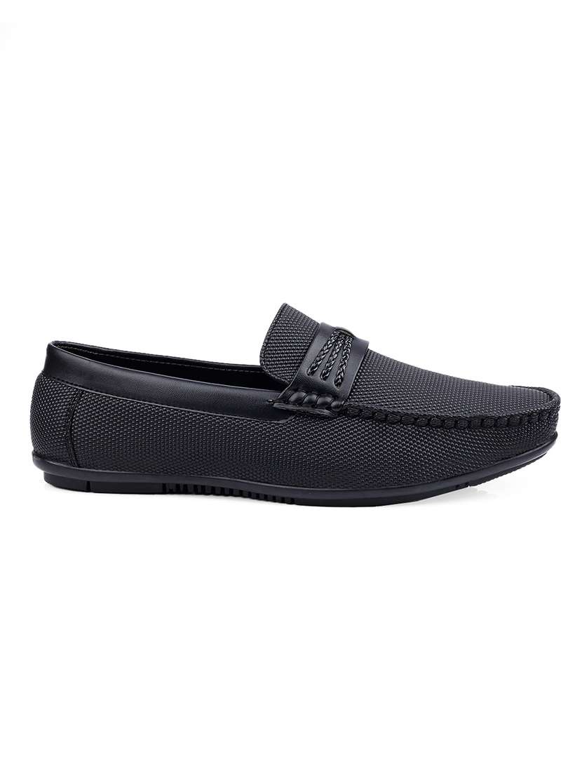 men textured slip on loafer - 22356512 -  Standard Image - 3