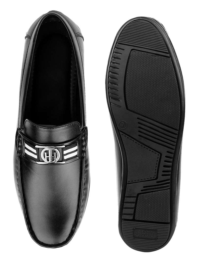 men solid slip on horsebit loafer - 22356513 -  Standard Image - 5