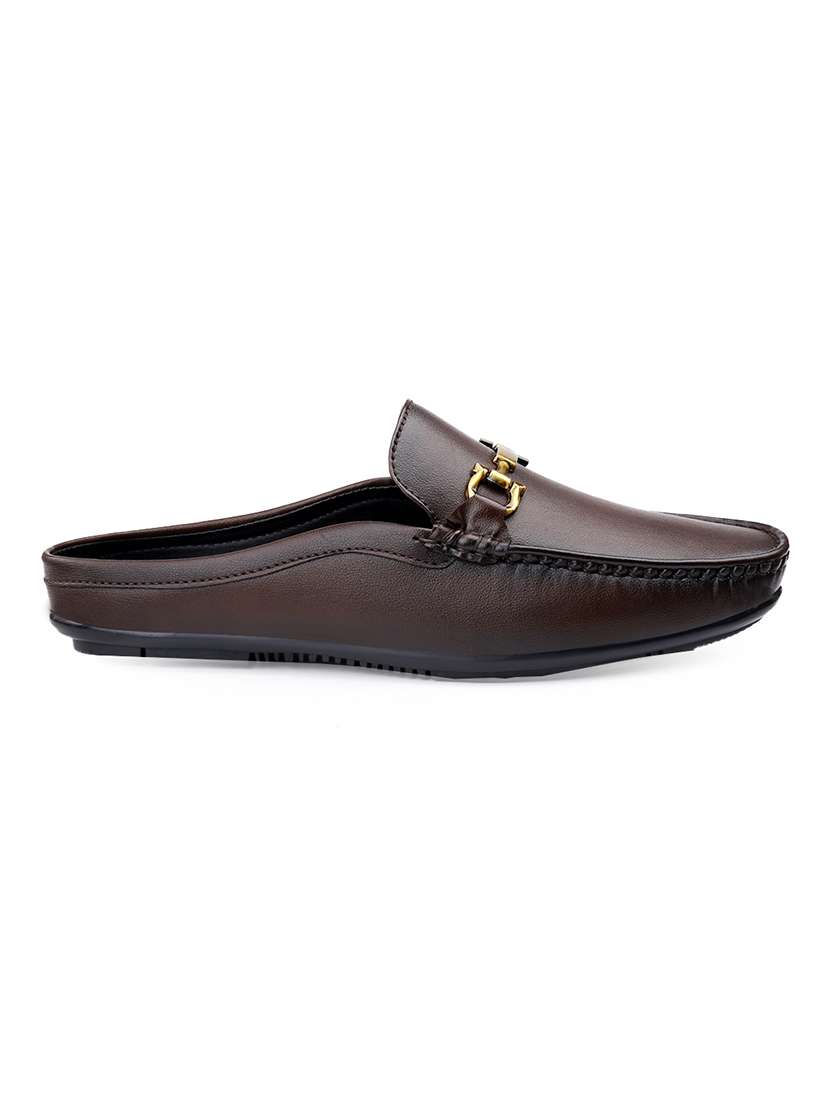 men solid slip on horsebit loafer - 22356519 -  Standard Image - 3
