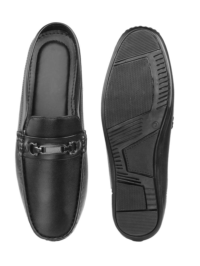 men solid slip on horsebit loafer - 22356520 -  Standard Image - 5
