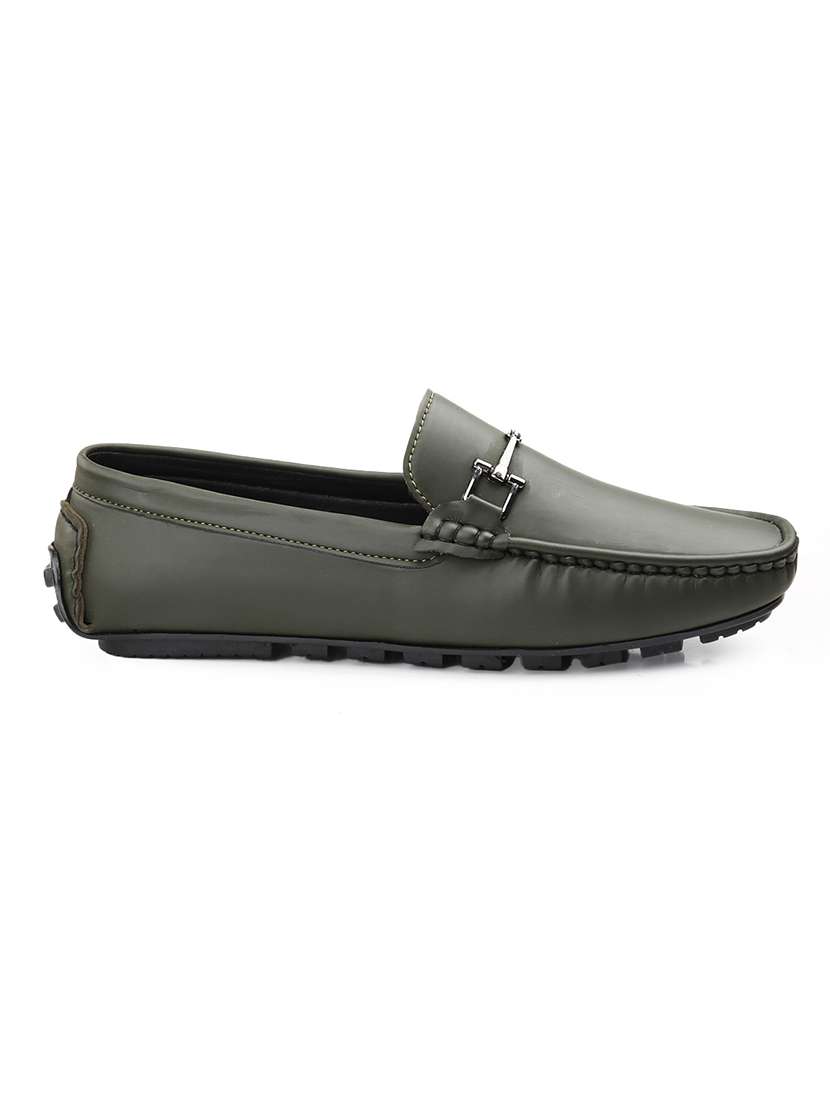men solid slip on horsebit loafer - 22356521 -  Standard Image - 3