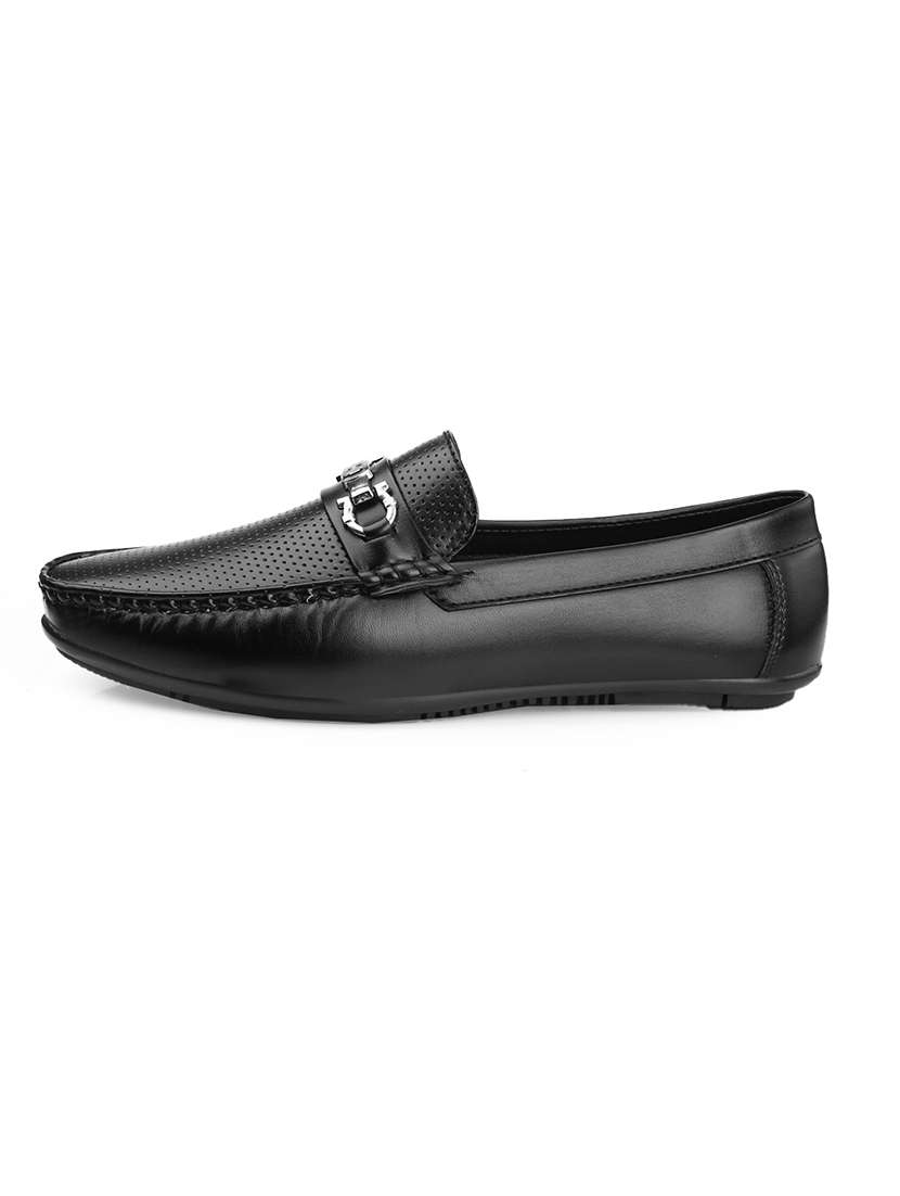 men textured slip on horsebit loafer - 22356527 -  Standard Image - 3