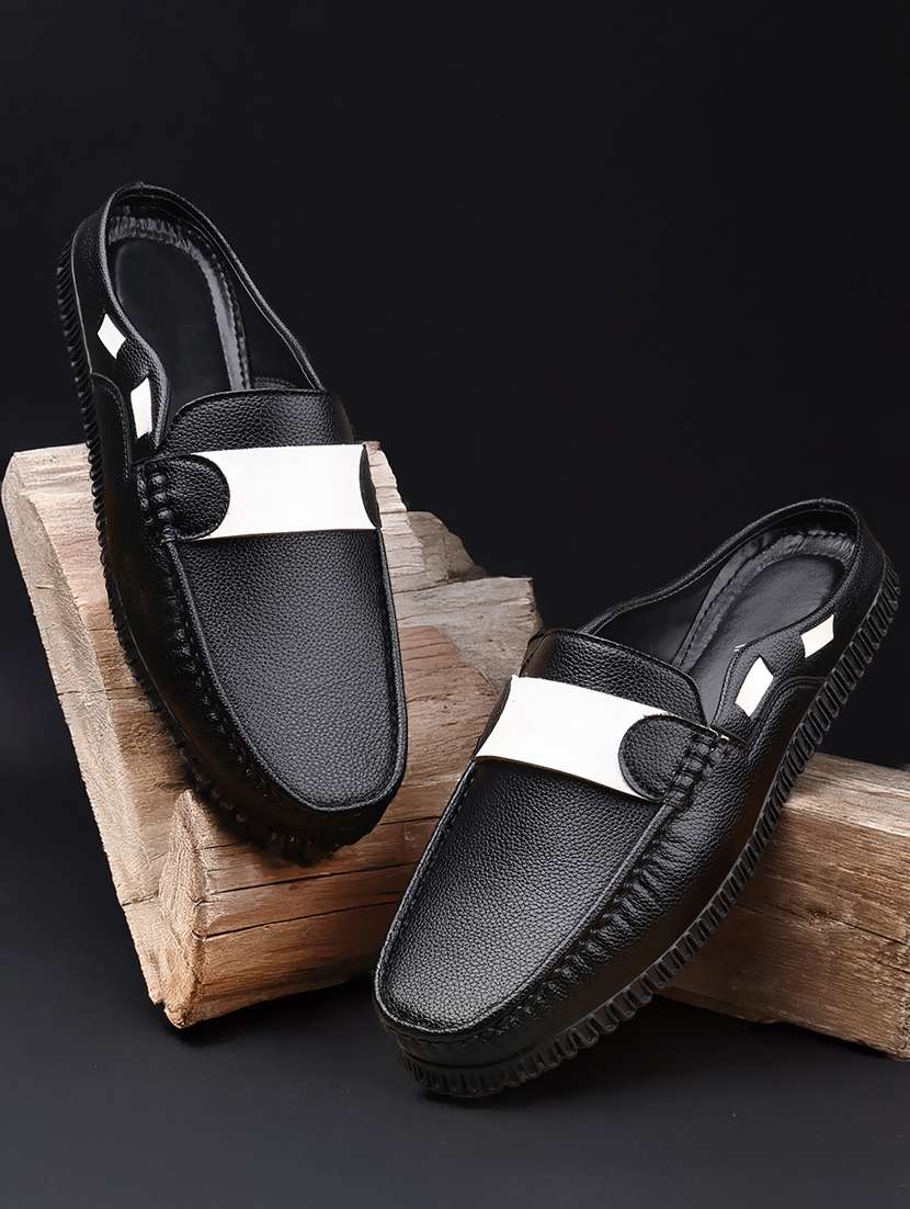 men solid slip on loafer