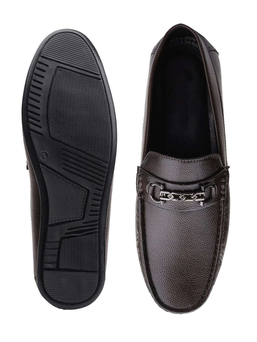 men solid slip on horsebit loafer - 22356550 -  Standard Image - 5