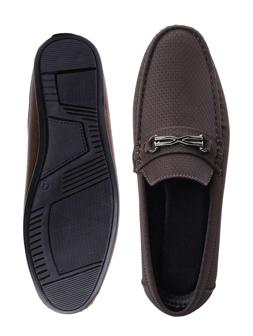 men solid slip on horsebit loafer - 22356552 -  Standard Image - 5