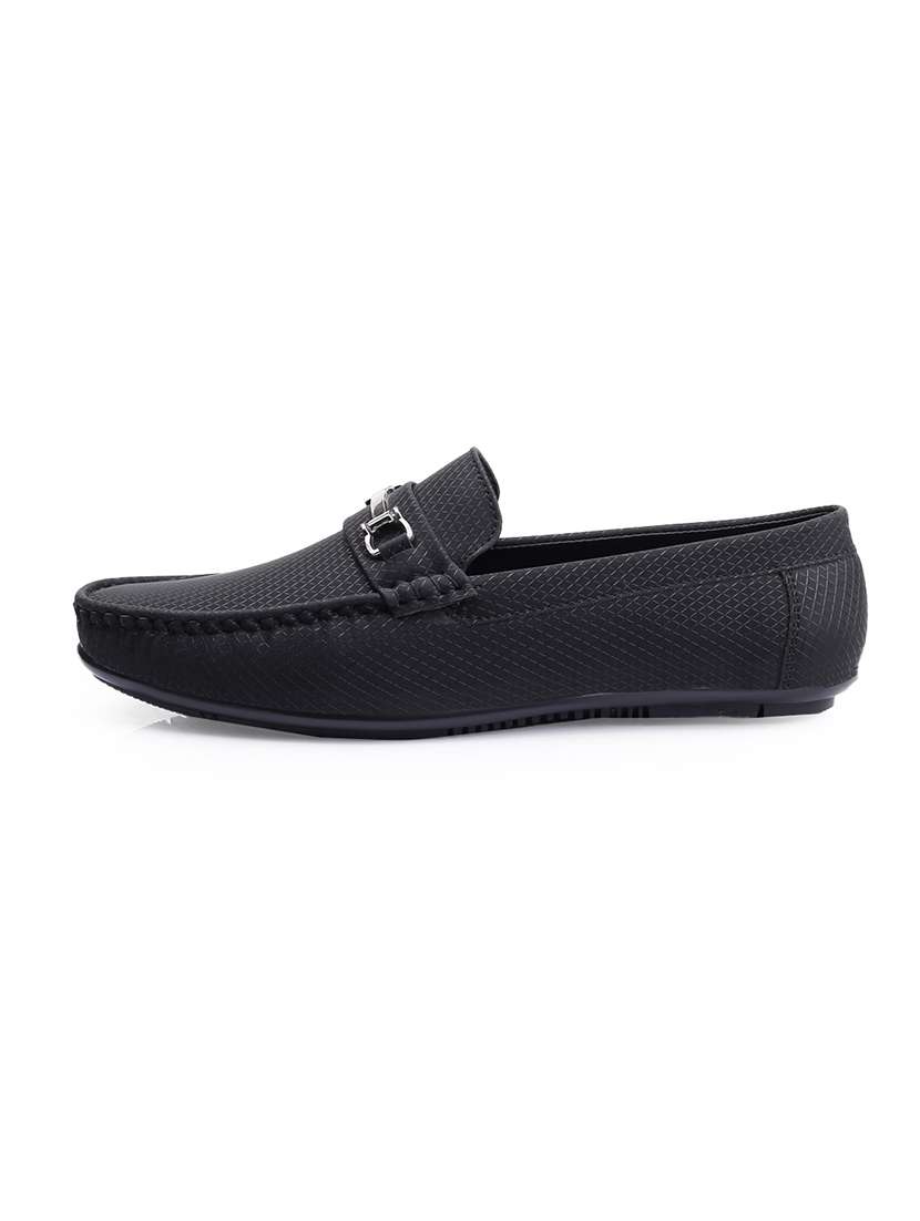 men solid slip on horsebit loafer - 22356553 -  Standard Image - 3