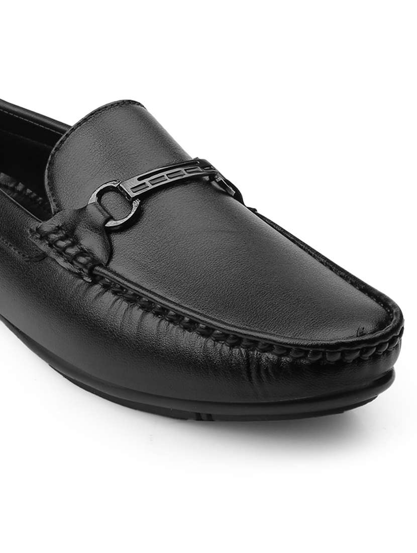 men solid slip on horsebit loafer - 22356555 -  Standard Image - 5