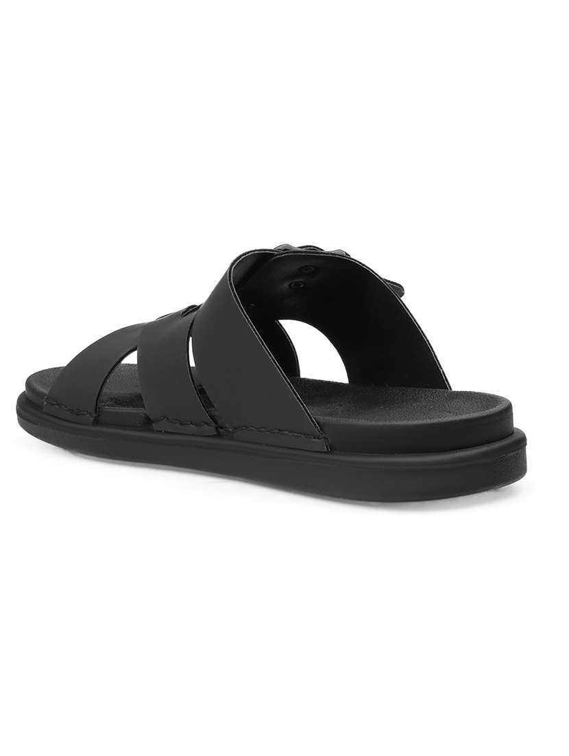 men solid slip on sandal - 22356558 -  Standard Image - 3