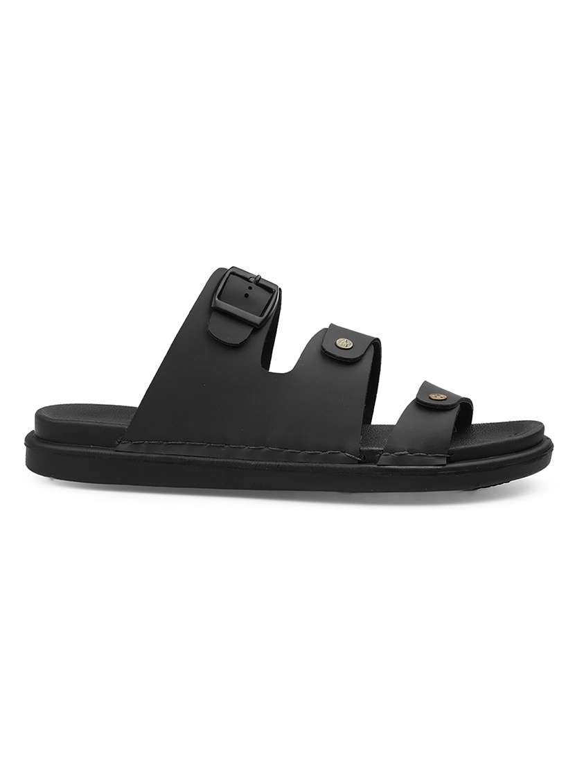 men solid slip on sandal - 22356564 -  Standard Image - 3