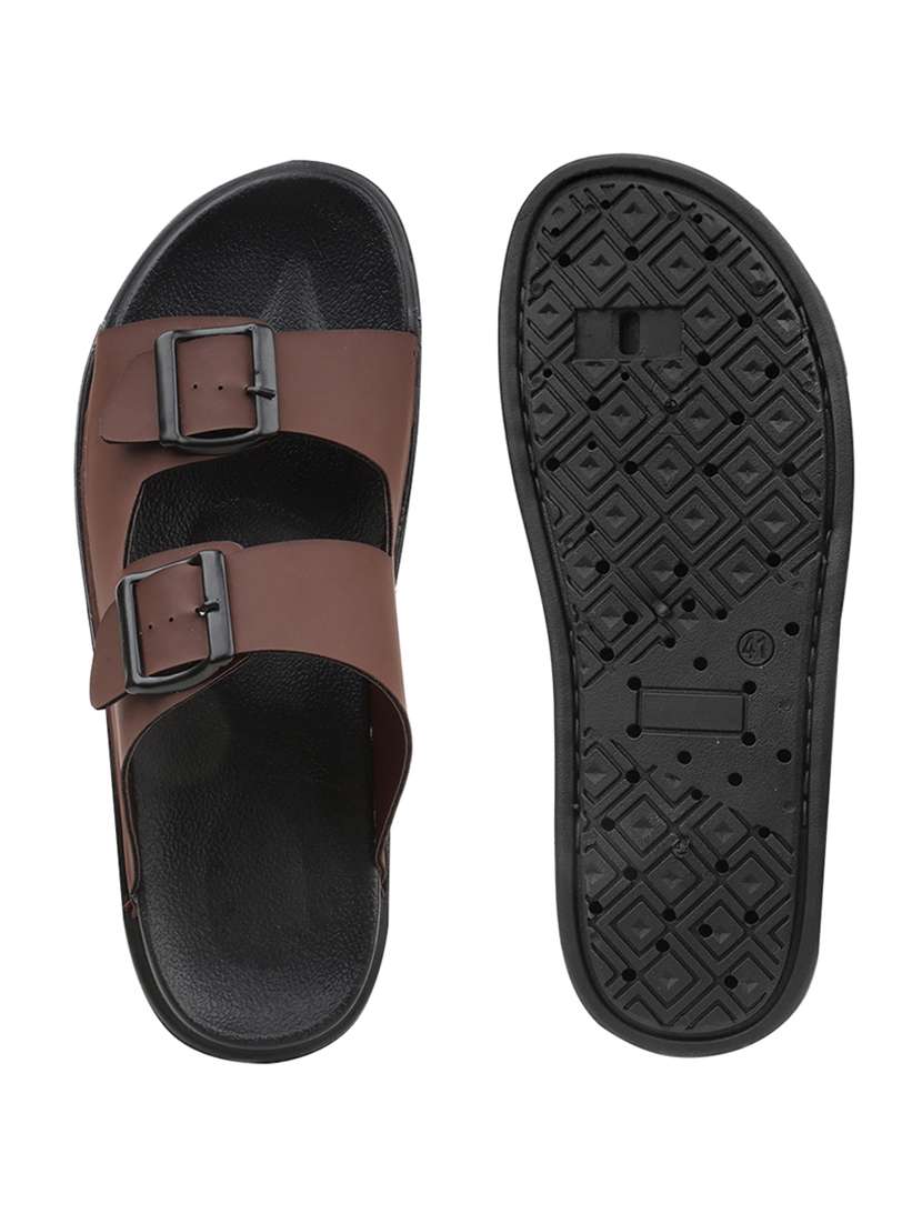 men solid slip on sandal - 22356566 -  Standard Image - 5