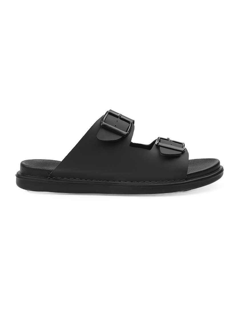 men solid slip on sandal - 22356567 -  Standard Image - 3