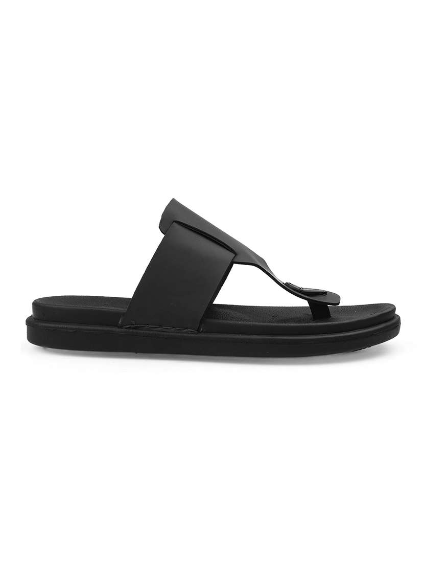men solid toe seperator sandal - 22356571 -  Standard Image - 3
