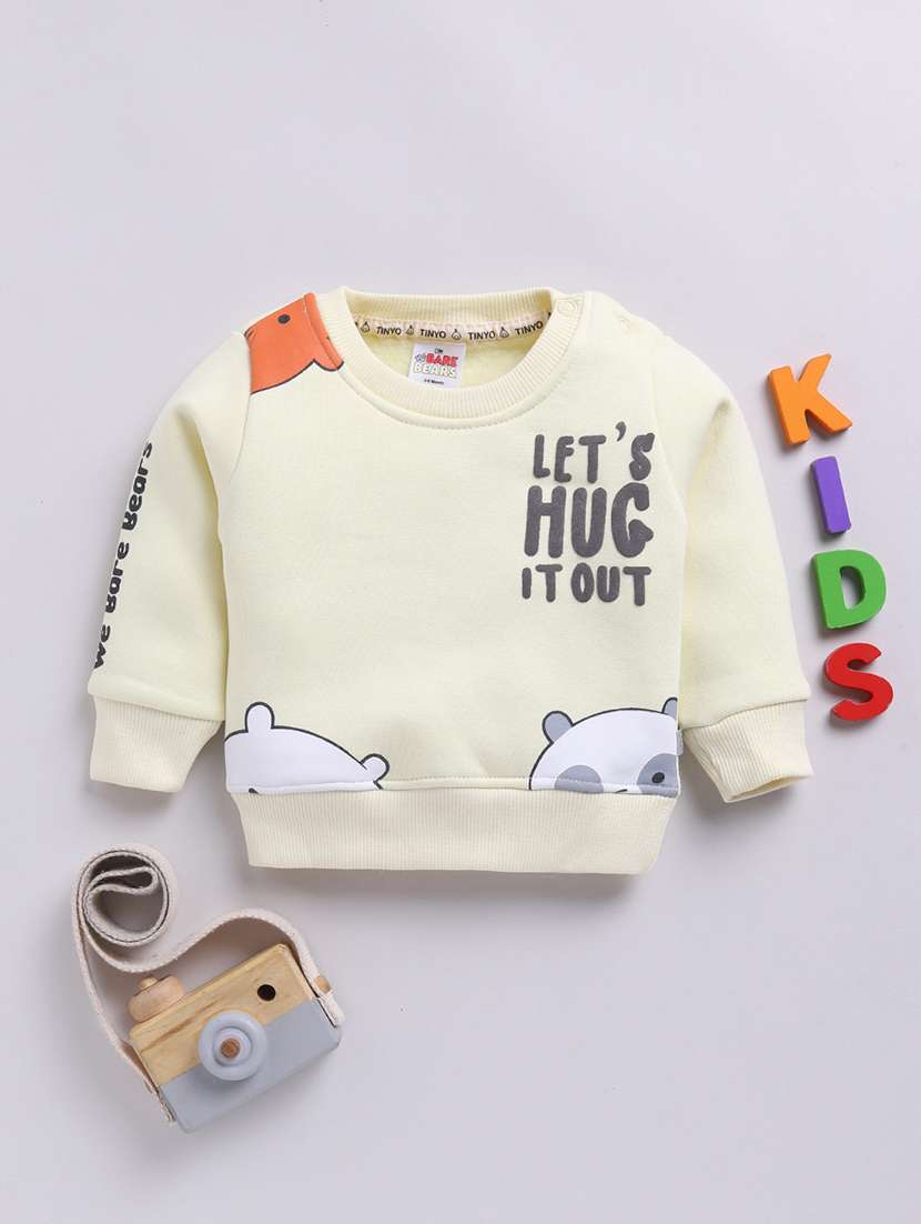 kids printed long sleeve sweatshirt