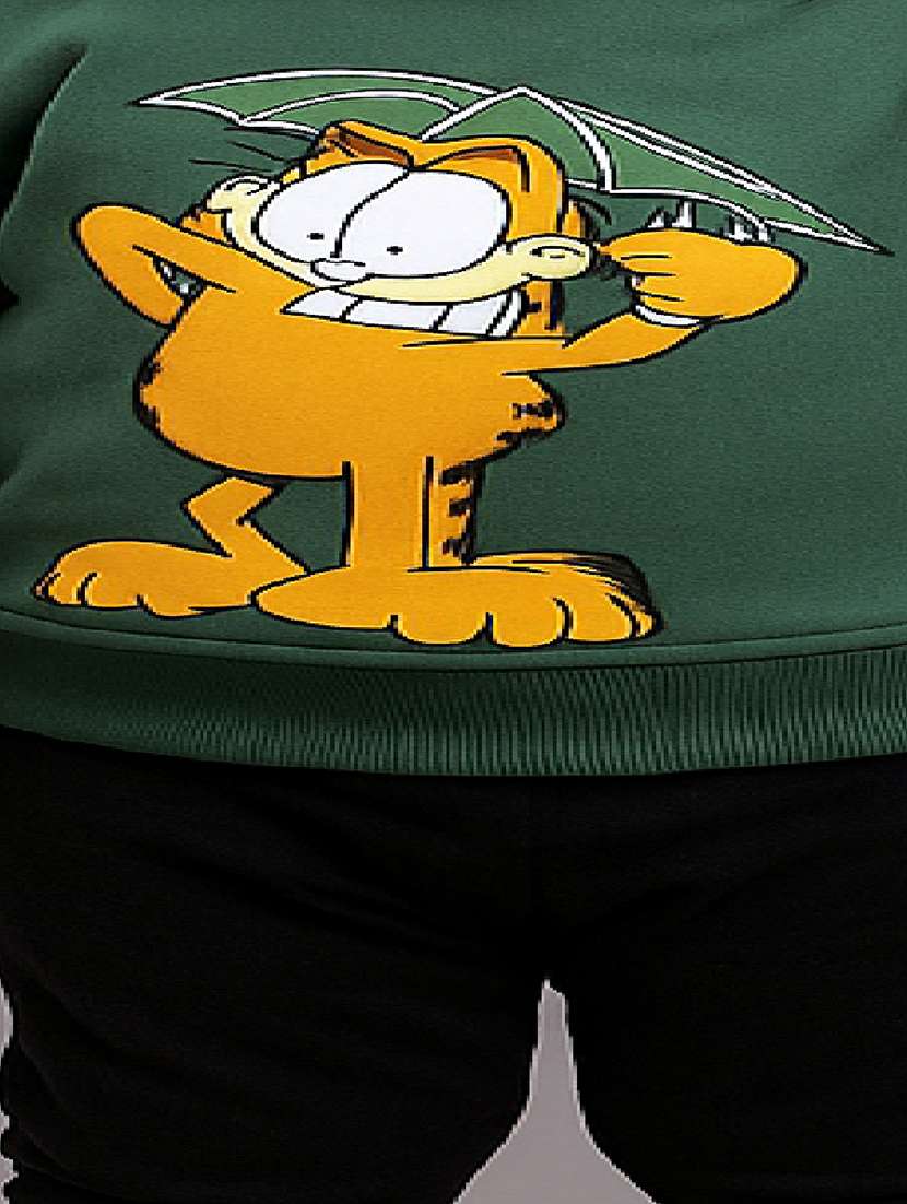 kids printed long sleeve hooded sweatshirt  - 22356866 -  Standard Image - 3