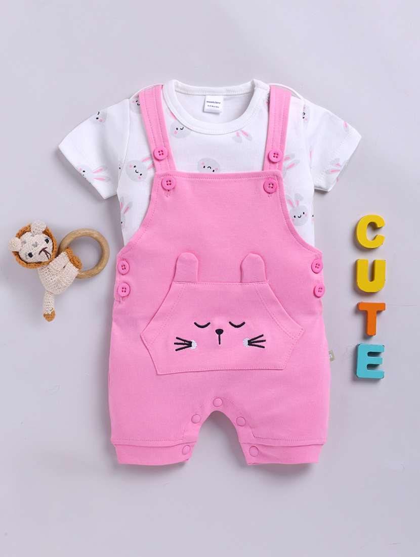 kids printed short sleeve romper