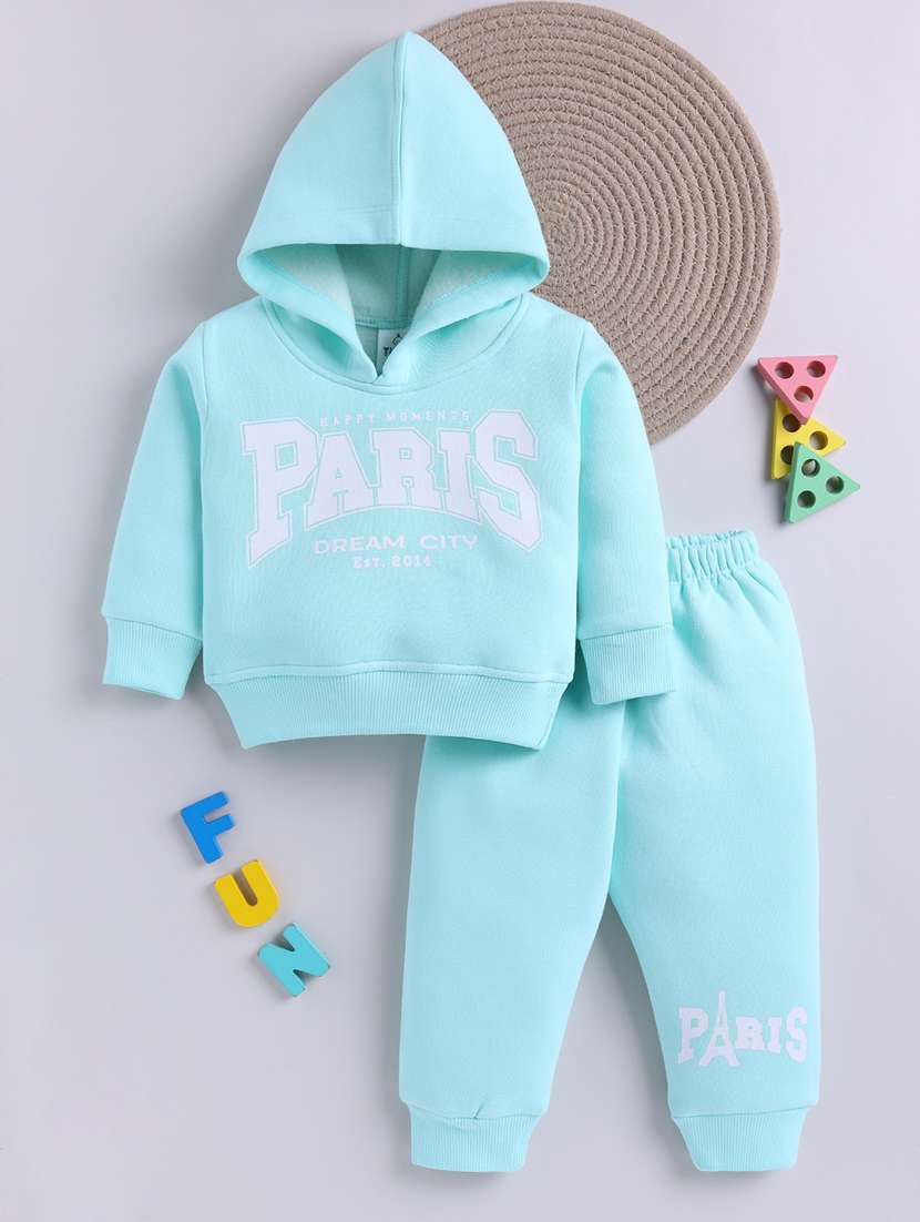 girls printed long sleeve full length set