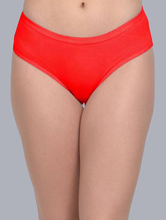 women pack of 4 solid mid rise panty - 22356995 -  Standard Image - 3