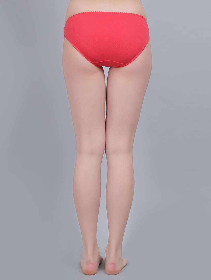 women pack of 3 solid mid rise panty - 22357001 -  Standard Image - 5