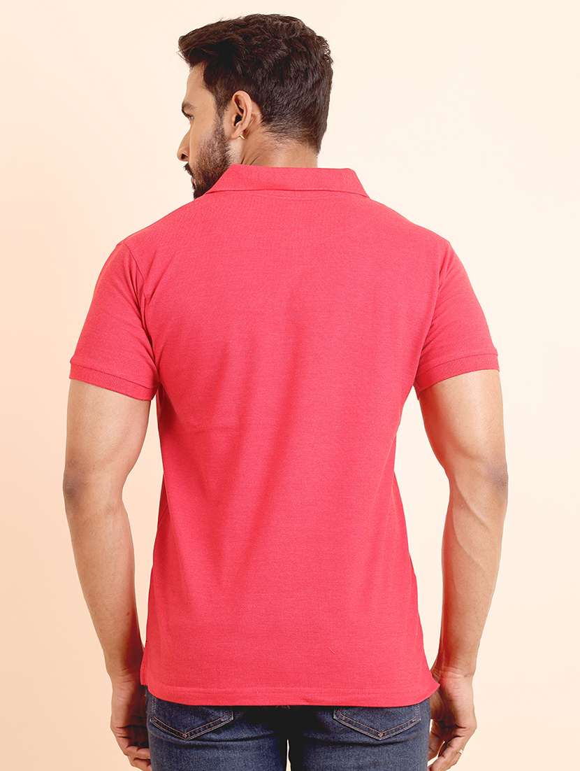 men solid short sleeve polo t-shirt - 22357026 -  Standard Image - 3