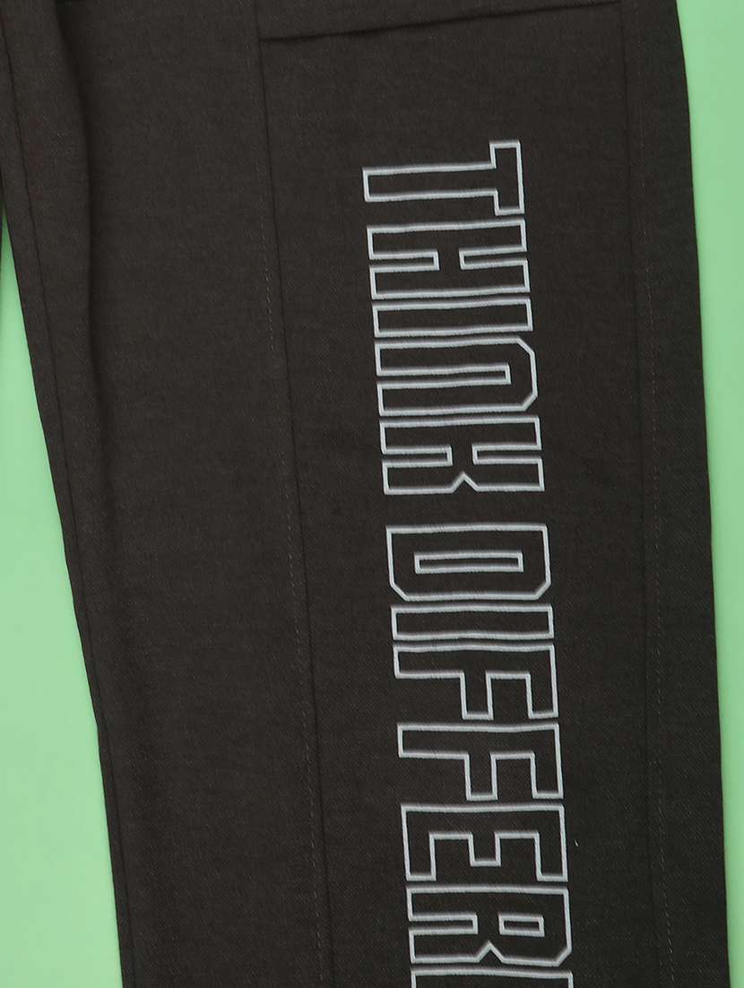 boys printed mid rise track pant - 22357058 -  Standard Image - 3