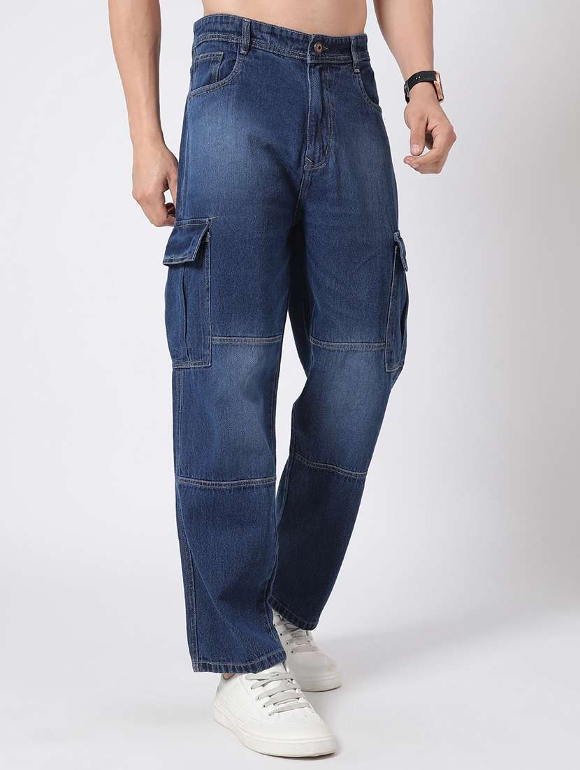 blue cotton jeans