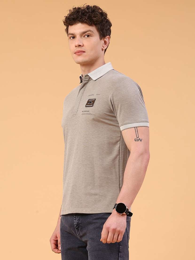 men solid short sleeve slim fit polo t-shirt - 22357253 -  Standard Image - 3