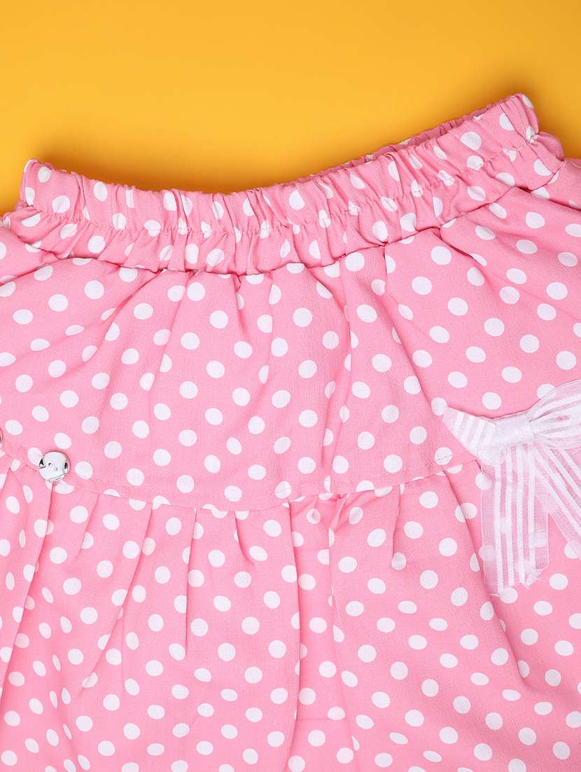 girls printed round neck skirt & top set  - 22357312 -  Standard Image - 5